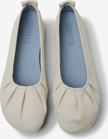 CAMPER Ballet Flats with Strap ' Right Nina ' in White