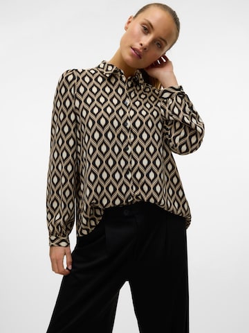 VERO MODA Blouse 'VMVARIA' in Zwart