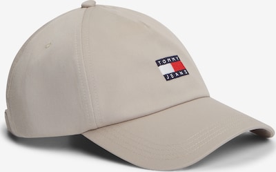 Tommy Jeans Lippalakki 'HERITAGE' värissä kitti / laivastonsininen / punainen / valkoinen, Tuotenäkymä