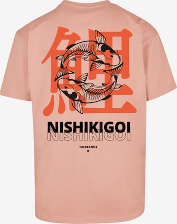 F4NT4STIC Shirt 'Nishikigoi Koi Japan Grafik' in Pink