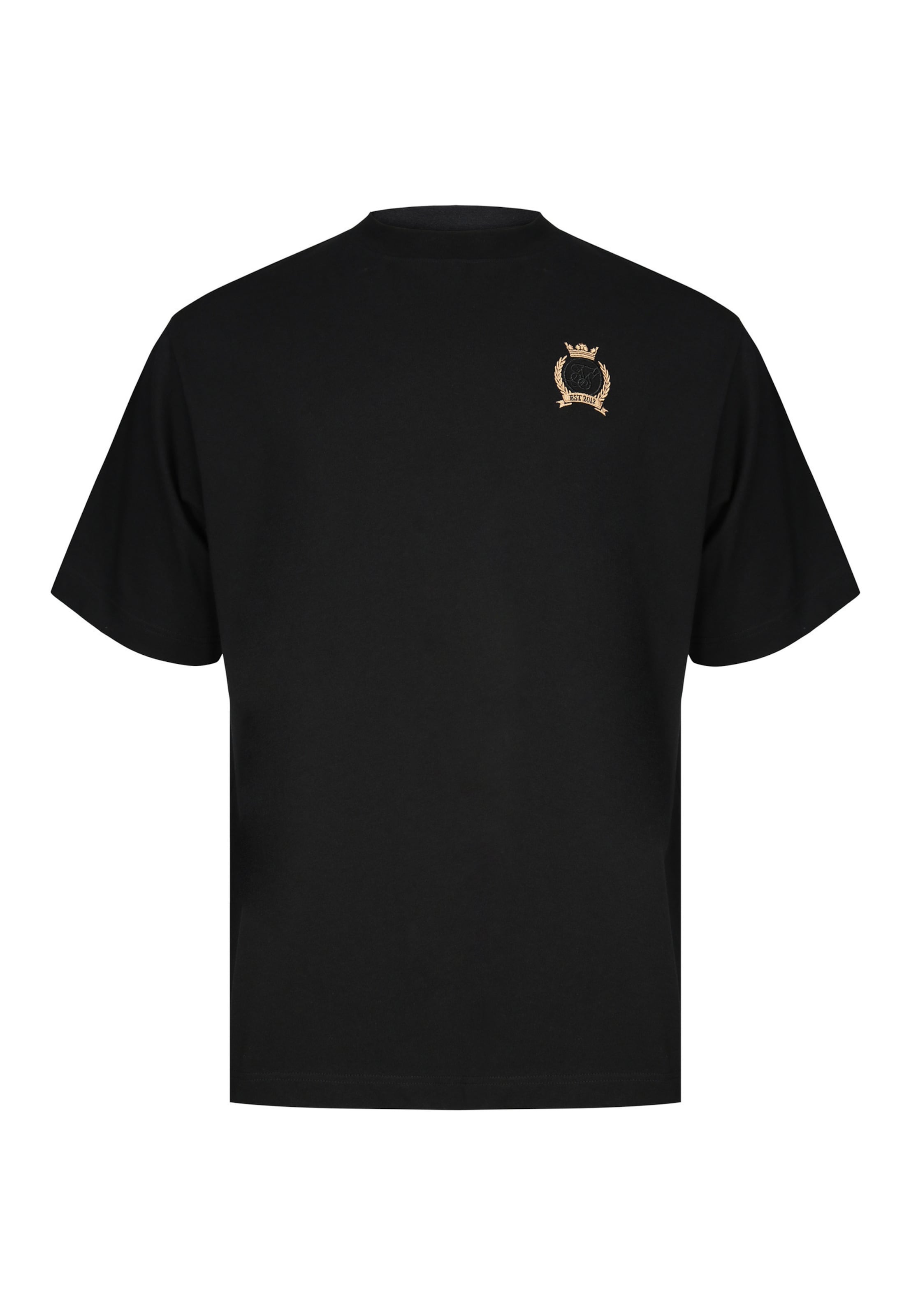 SikSilk Koszulka w kolorze czarny: przód