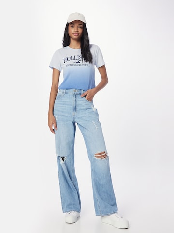 HOLLISTER Wide leg Jeans in Blauw