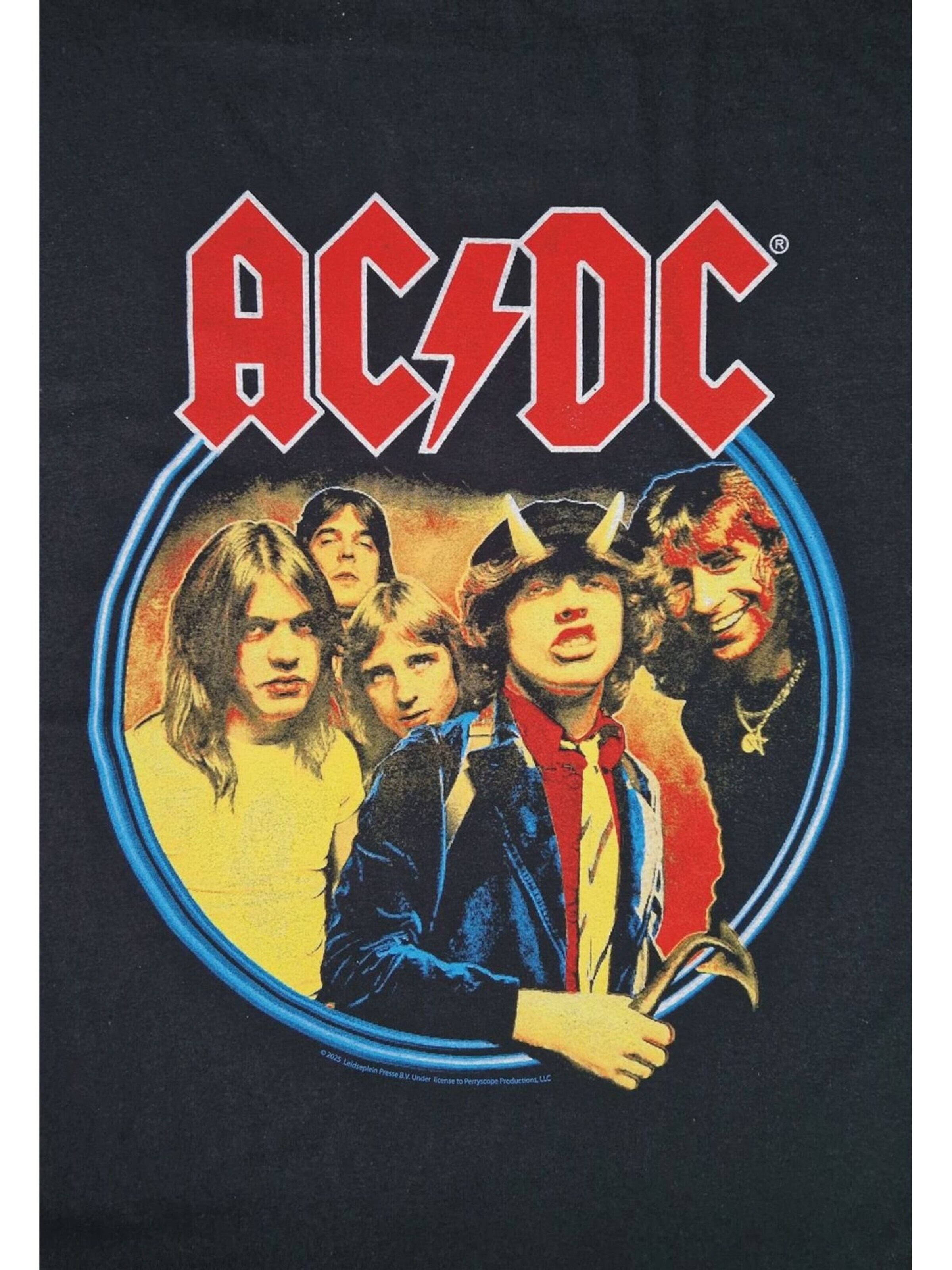 AC/DC Shirt 'Ac/dc Highway to Hell North America Tour 1979 T-Shirt' in Black