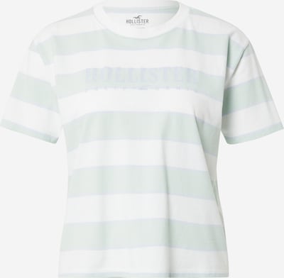 HOLLISTER T-Shirt in pastellgrün / weiß, Produktansicht