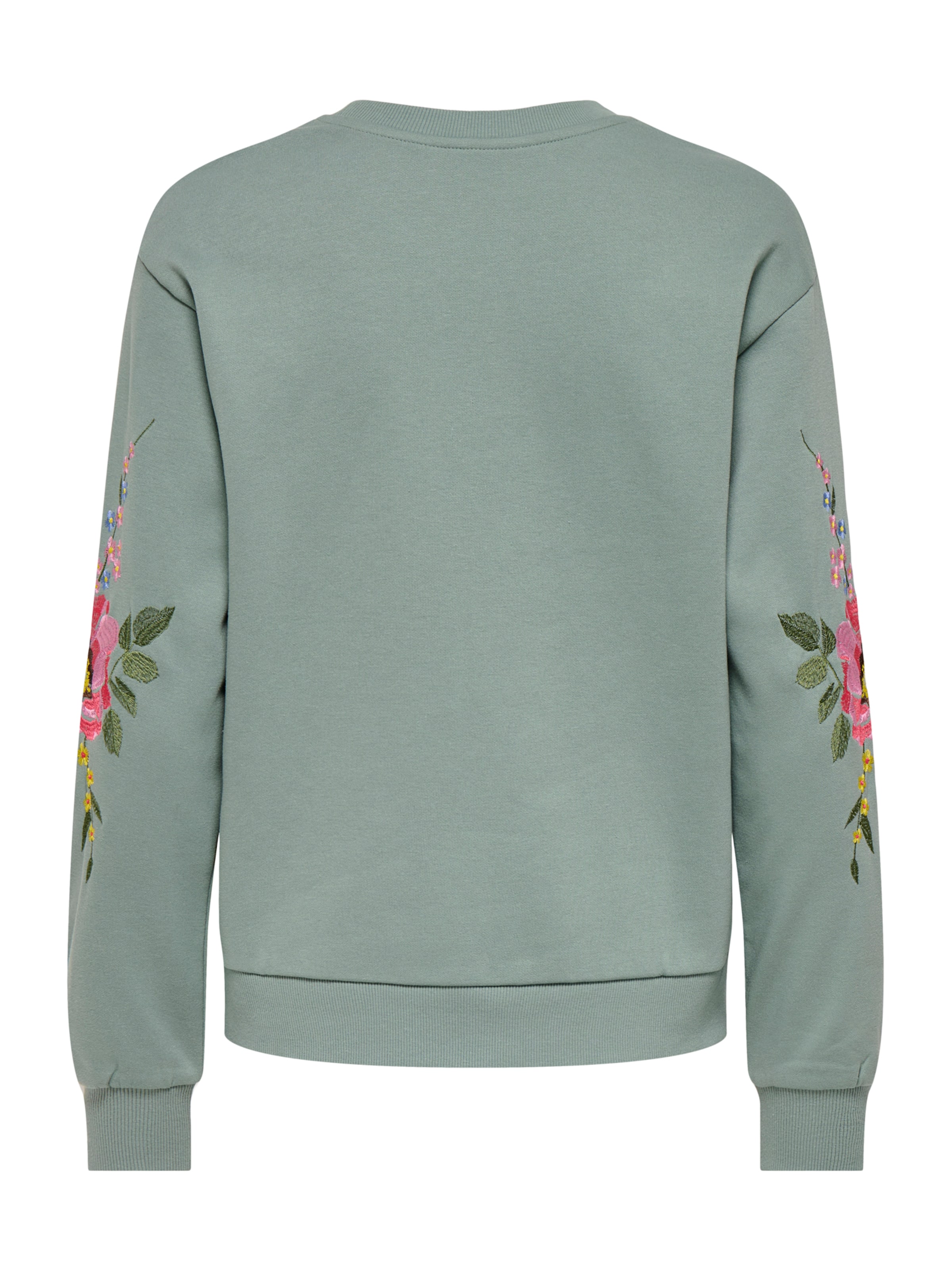 JDY Sweatshirt 'JDYParis' in Green