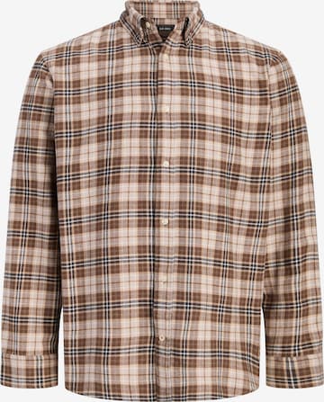 Camicia 'JJEField' di JACK & JONES in marrone: frontale