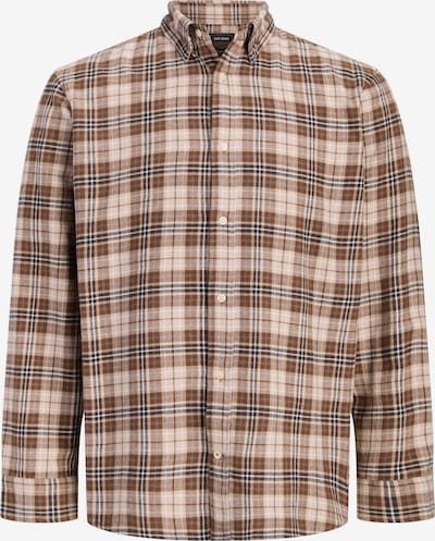 JACK & JONES Paita 'JJEField' koossa L värissä beige / suklaa / musta / valkoinen, Tuotenäkymä