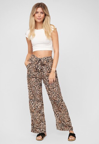 Cloud5ive Wide leg Trousers in Beige