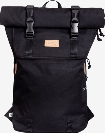 Doughnut Backpack 'Christopher' in Black: front