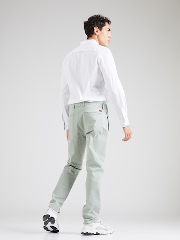 Regular Pantalon chino 'David' HUGO en vert