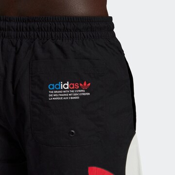 ADIDAS ORIGINALS Zwemshorts 'Adicolor' in Zwart