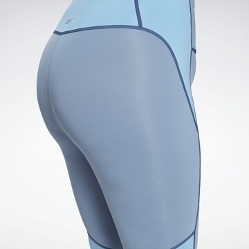 Reebok Skinny Sporthose in Blau