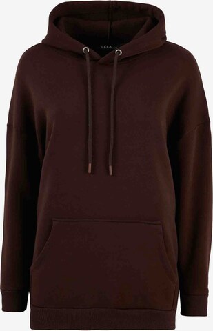 LELA Sweatshirt in Braun: predná strana