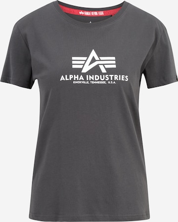 pilka ALPHA INDUSTRIES Marškinėliai: priekis
