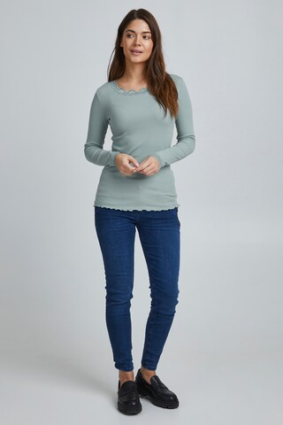 Fransa Langarmshirt in Blau