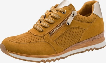 Baskets basses MARCO TOZZI en jaune : devant