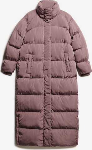 Superdry Wintermantel in Lila: Vorderseite