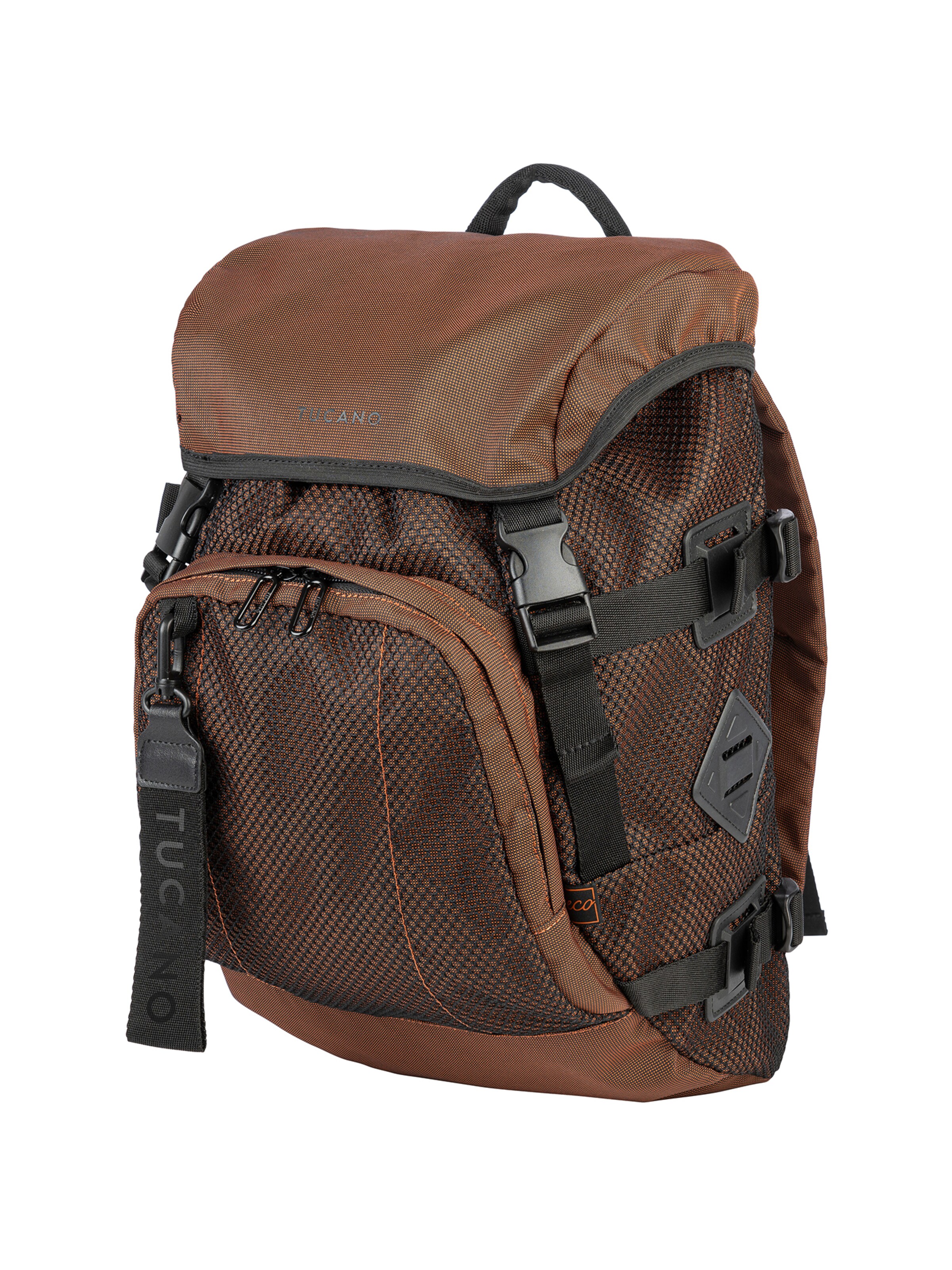 TUCANO Backpack in Brown: front
