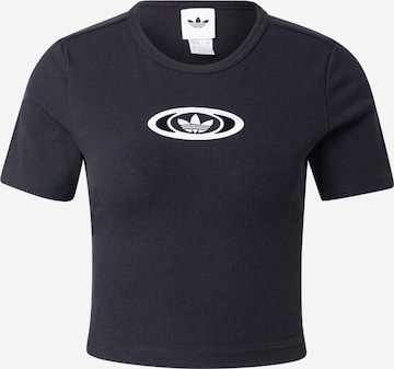 ADIDAS ORIGINALS Футболка в Черный: спереди