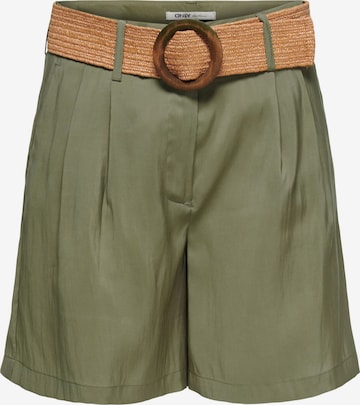 Regular Pantalon à pince 'ONLIbiza' ONLY en vert : devant