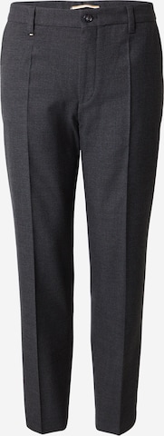Regular Pantalon à plis 'C-Perin-242' BOSS Black en gris : devant