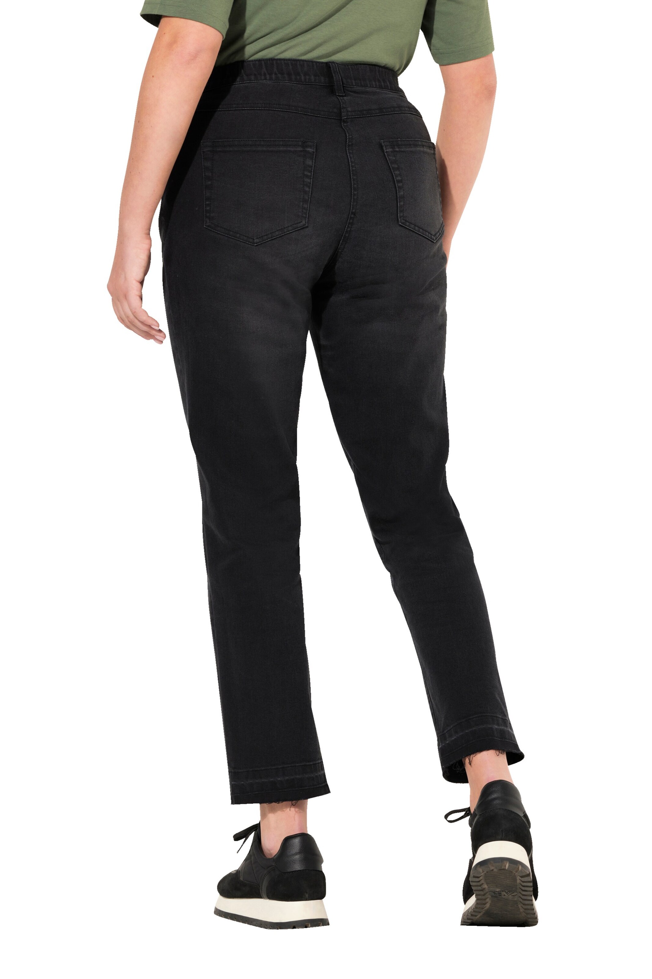 Ulla Popken Slim fit Jeans in Black