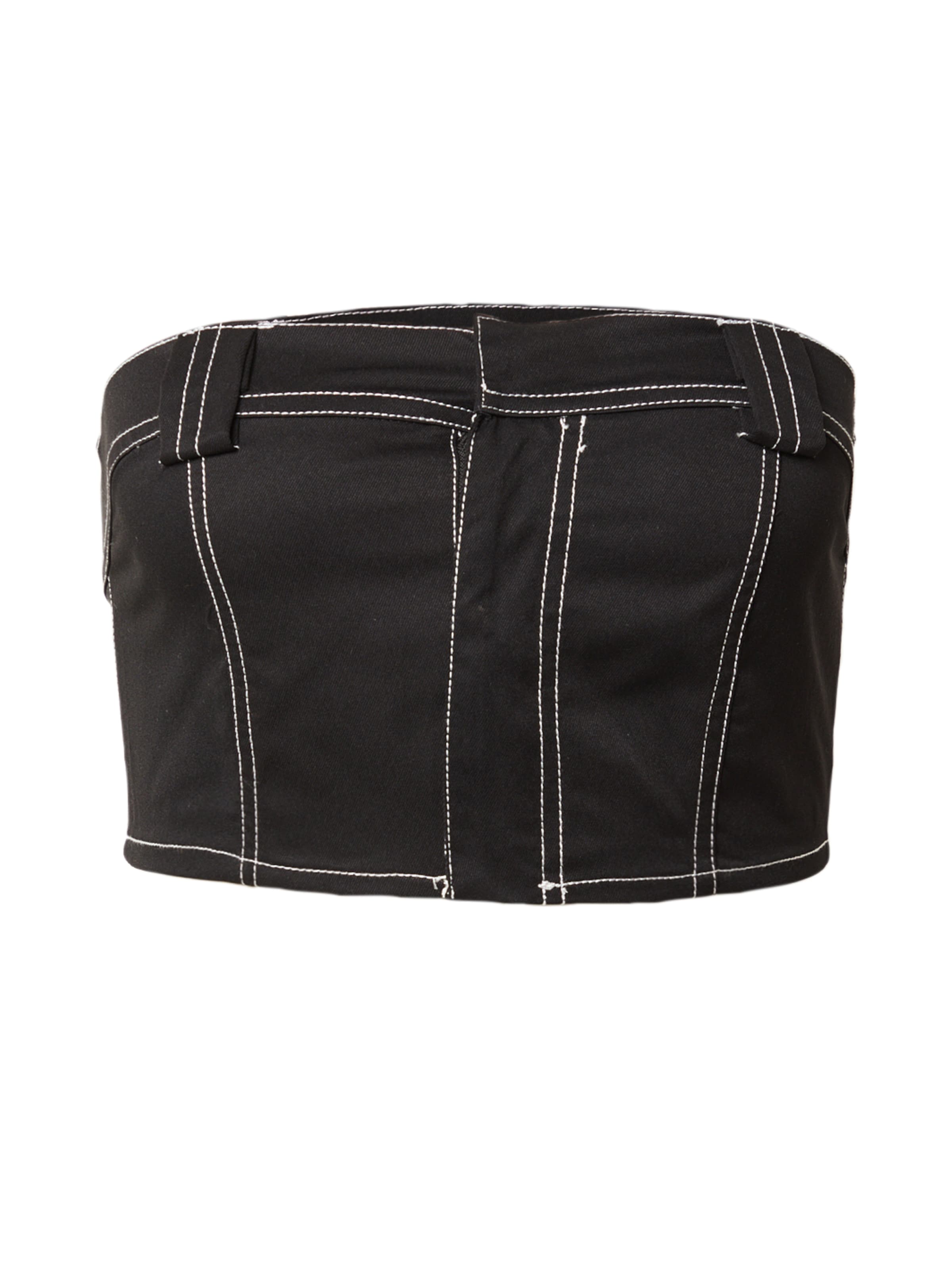 Nasty Gal Top in Black: front