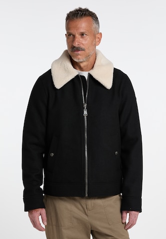 DreiMaster Vintage Prehodna jakna 'Tuxe' | črna barva: sprednja stran