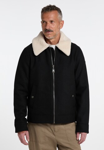 DreiMaster Vintage Between-Season Jacket 'Tuxe' in Black: front