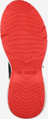 Love Moschino Sneakers laag in Zwart