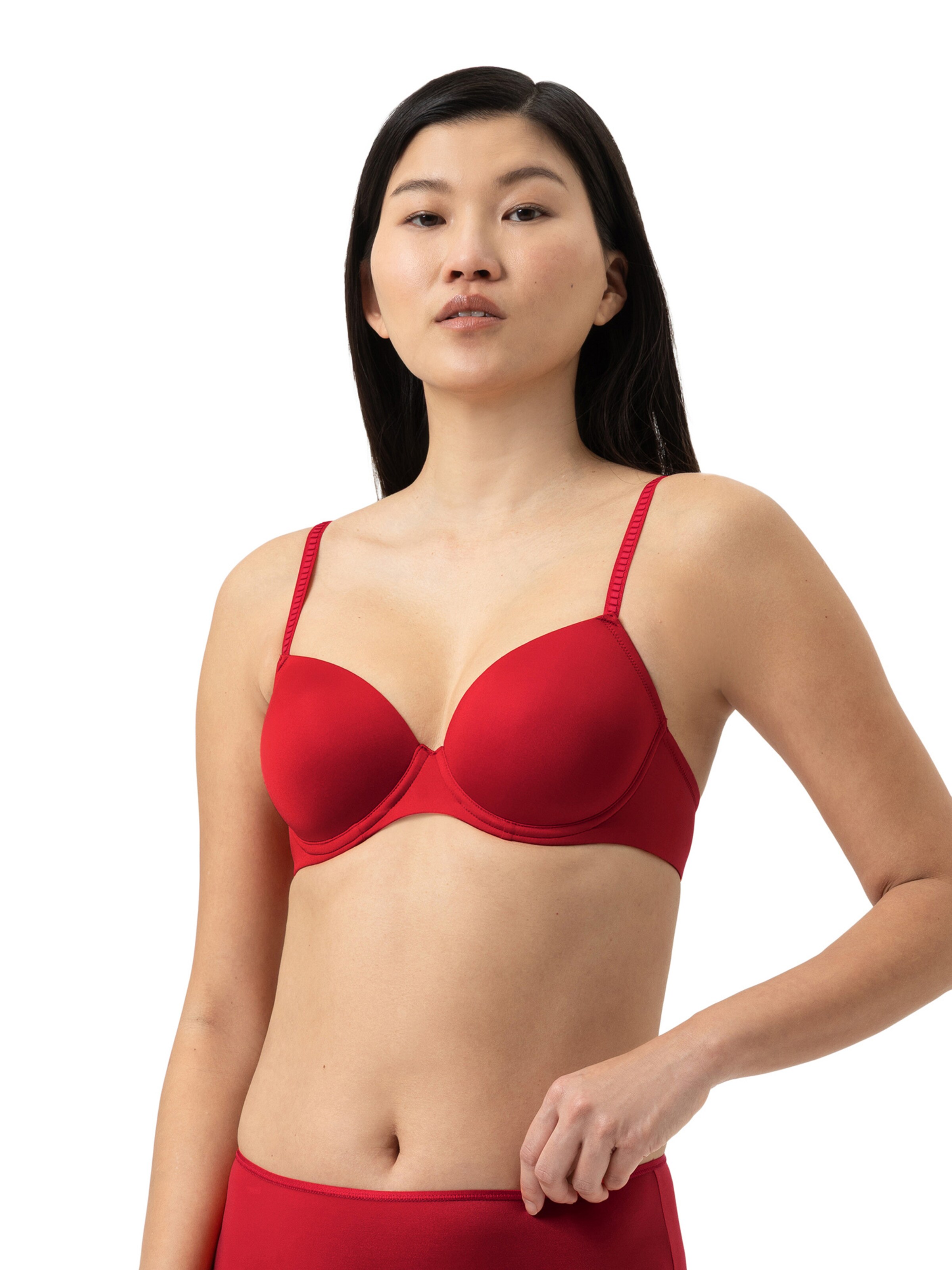 Mey T-shirt Bra 'Joan' in Red: front