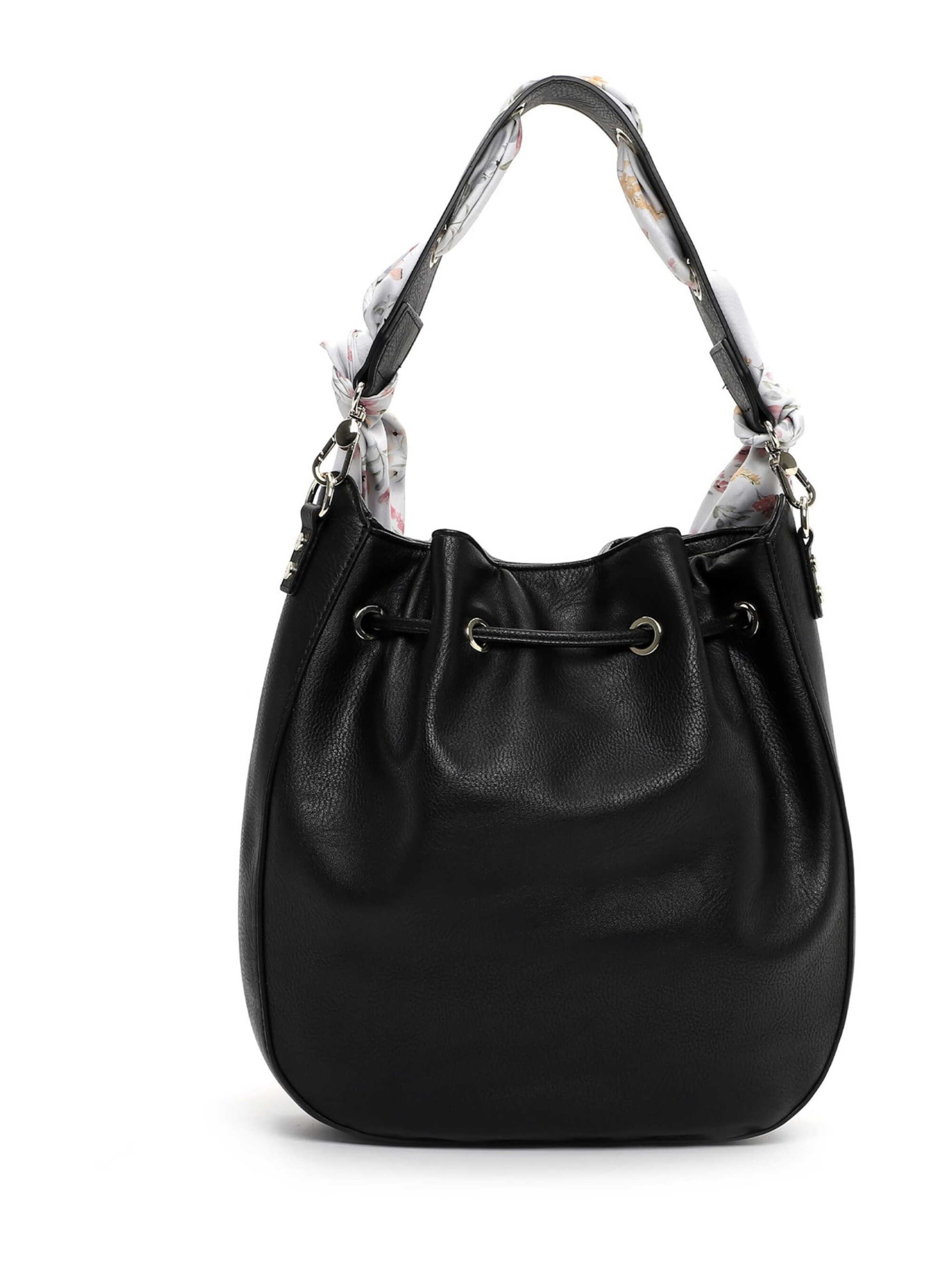 Borsa a sacco 'Fabia' di Tamaris in nero