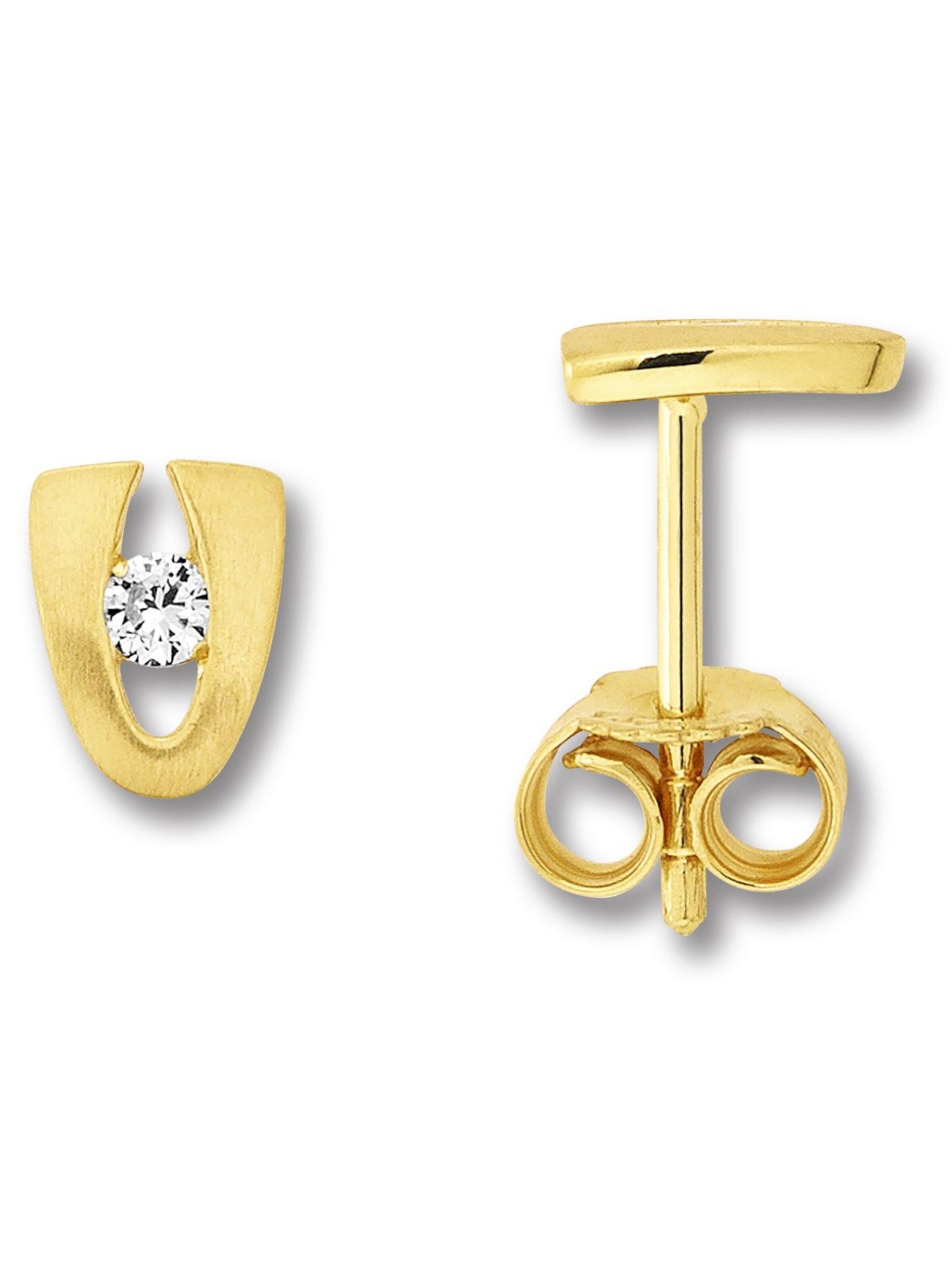 ONE ELEMENT Ohrringe in Gold: Vorderseite