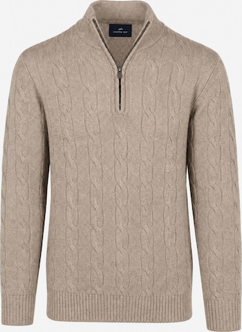 Steppin' out Trui in Beige: voorkant