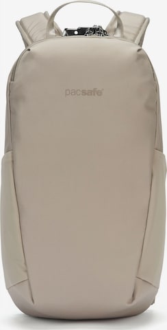 Pacsafe Rugzak in Beige: voorkant