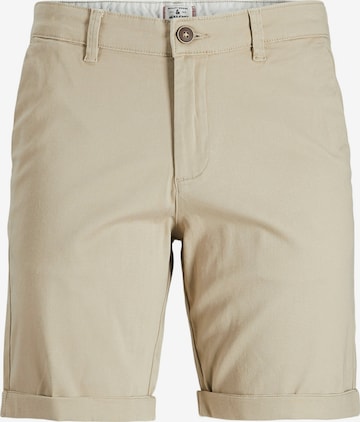 JACK & JONES Chino Pants 'JJDAVE' in Beige: front