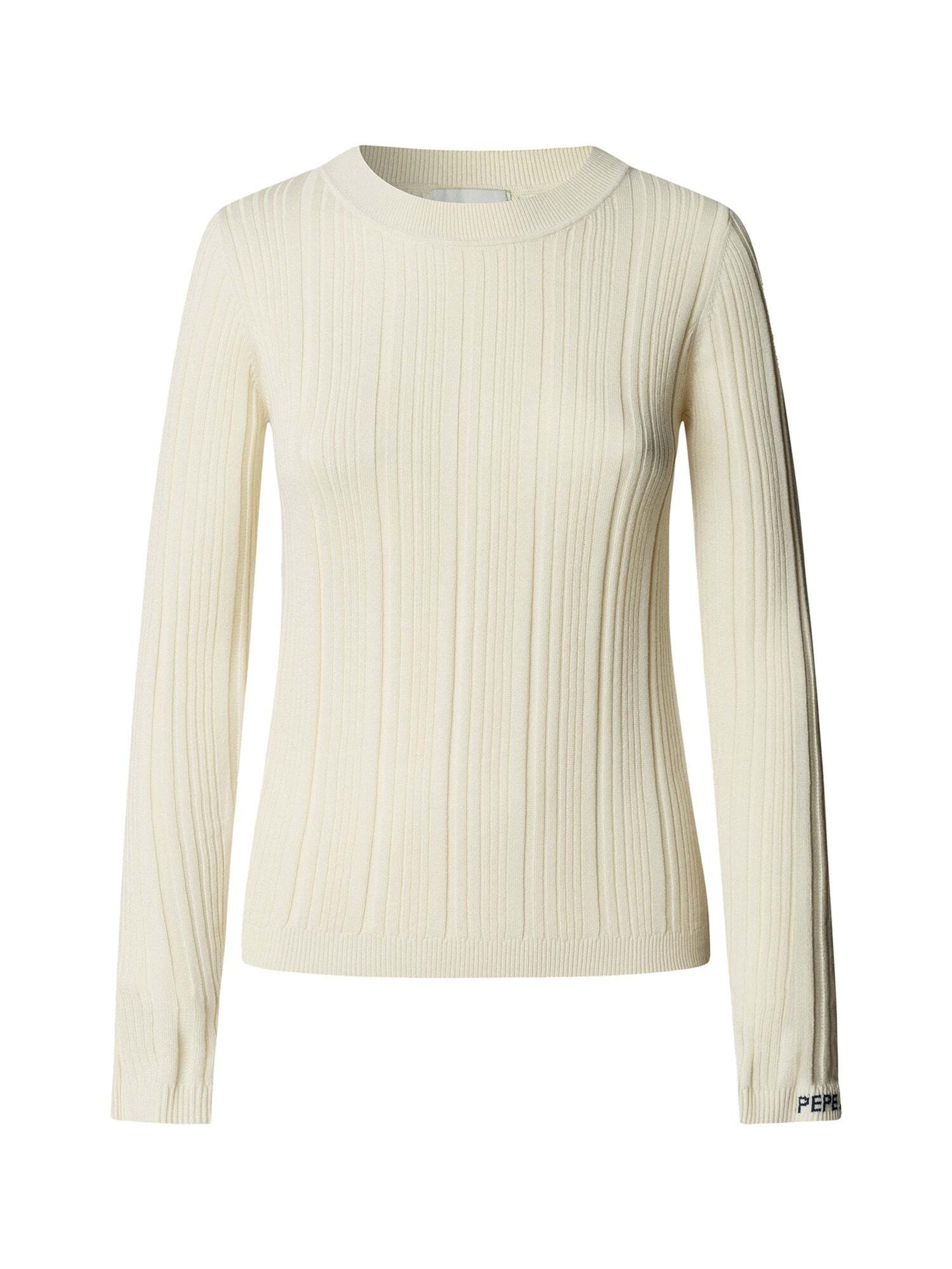 Pullover 'Anna' di Pepe Jeans in bianco: frontale