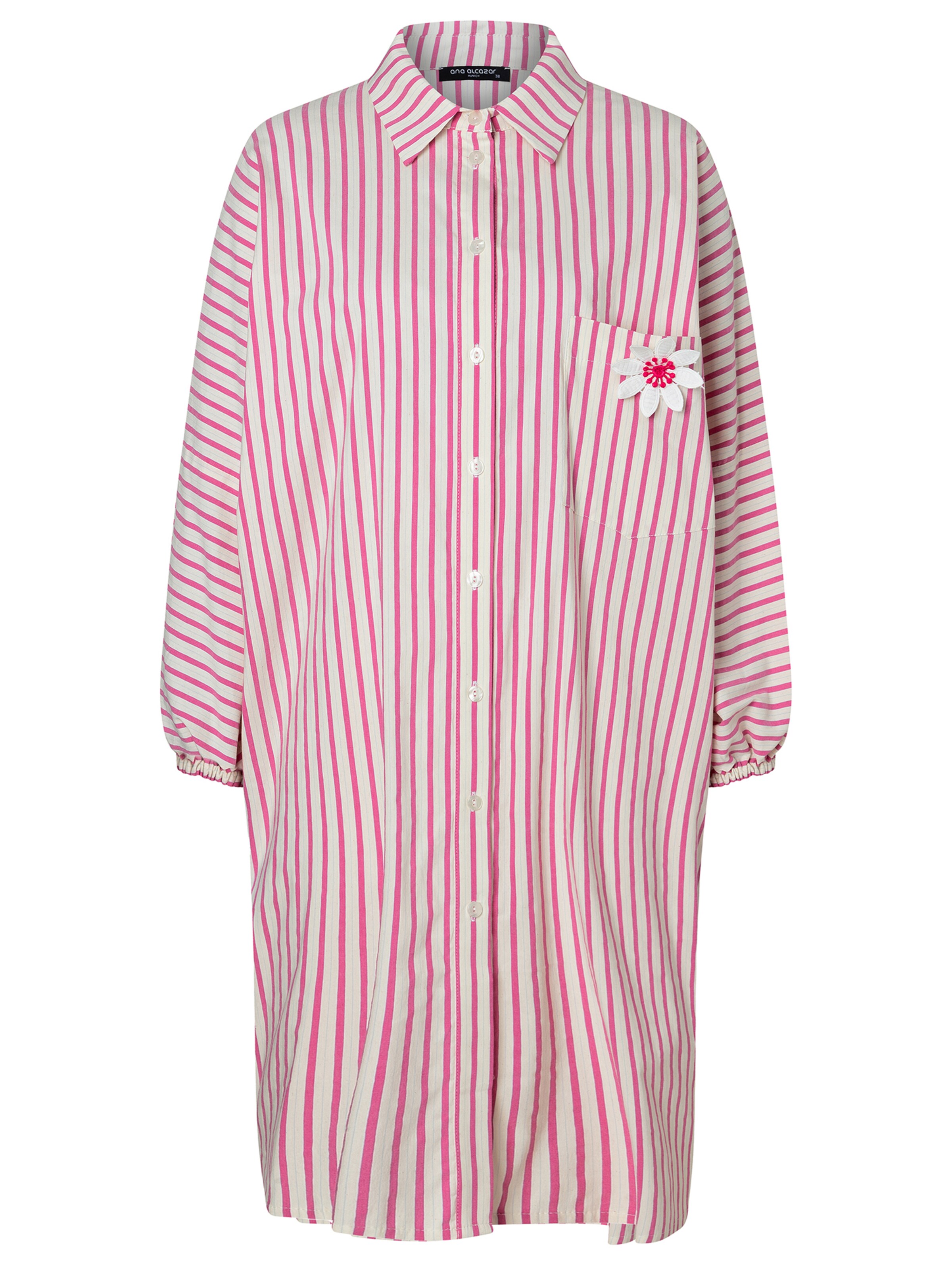 Ana Alcazar Jurk 'Walera' in Roze: voorkant