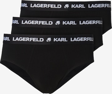 Karl Lagerfeld Alushousut värissä musta: etupuoli