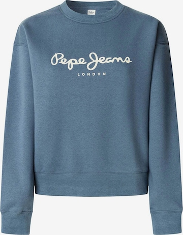 Pepe Jeans Sweatshirt 'Baddy' in Blue: front
