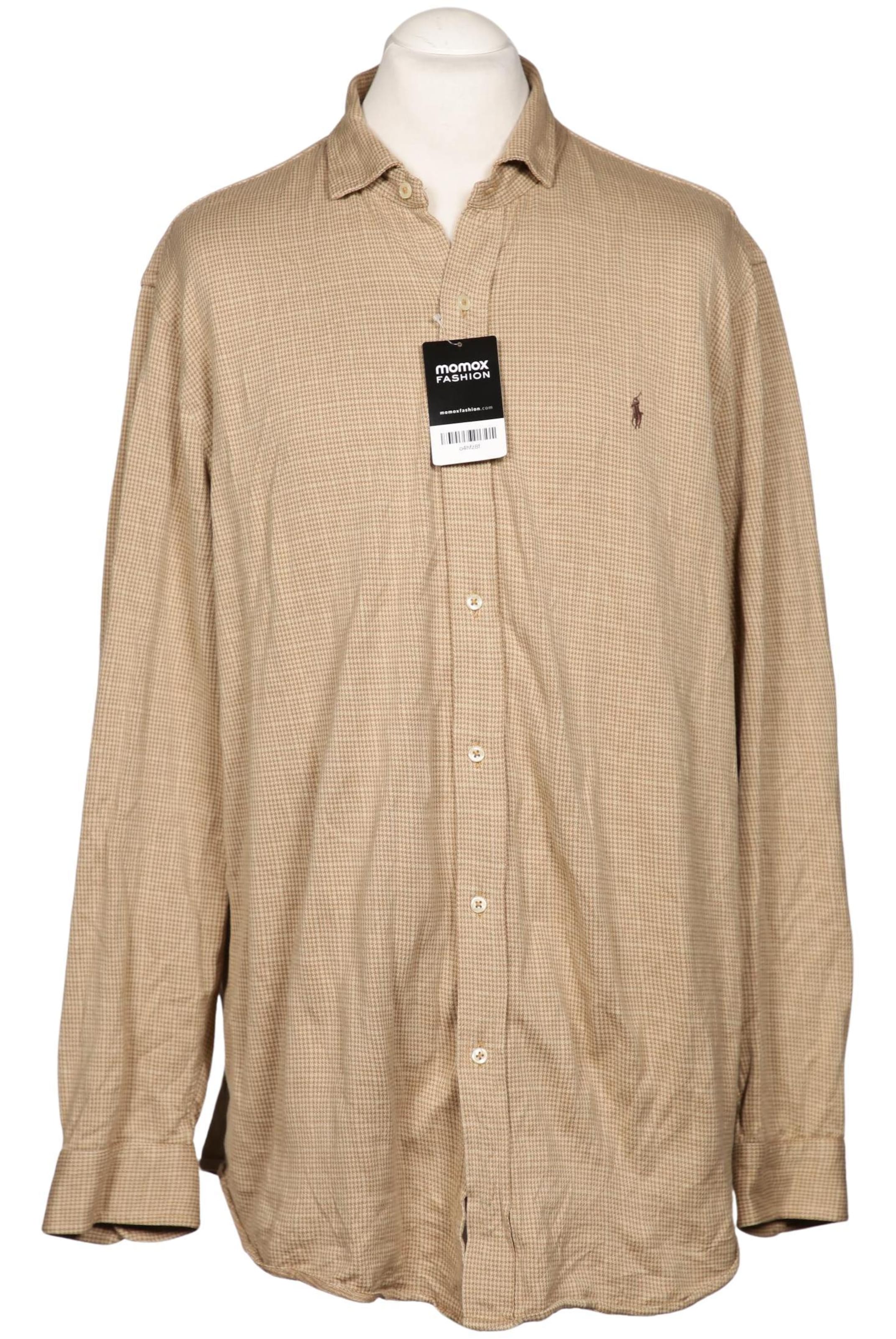 Polo Ralph Lauren Button Up Shirt in XXL in Beige: front
