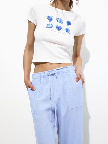Loosefit Pantaloni di Pull&Bear in blu