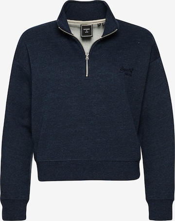 Superdry Sweatshirt in Blue: front