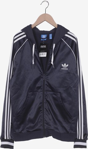 ADIDAS ORIGINALS Kapuzenpullover L in Blau: predná strana