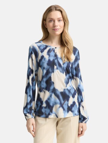 TOM TAILOR Shirt in Blue: front