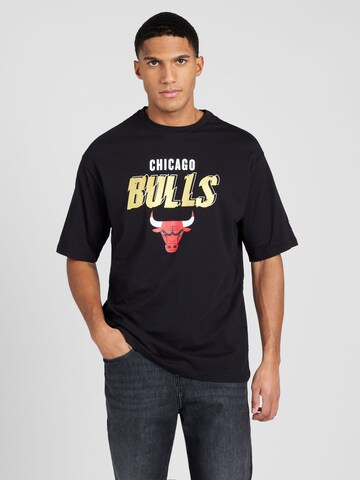 NEW ERA T-Shirt 'TEAM' in Schwarz: Vorderseite