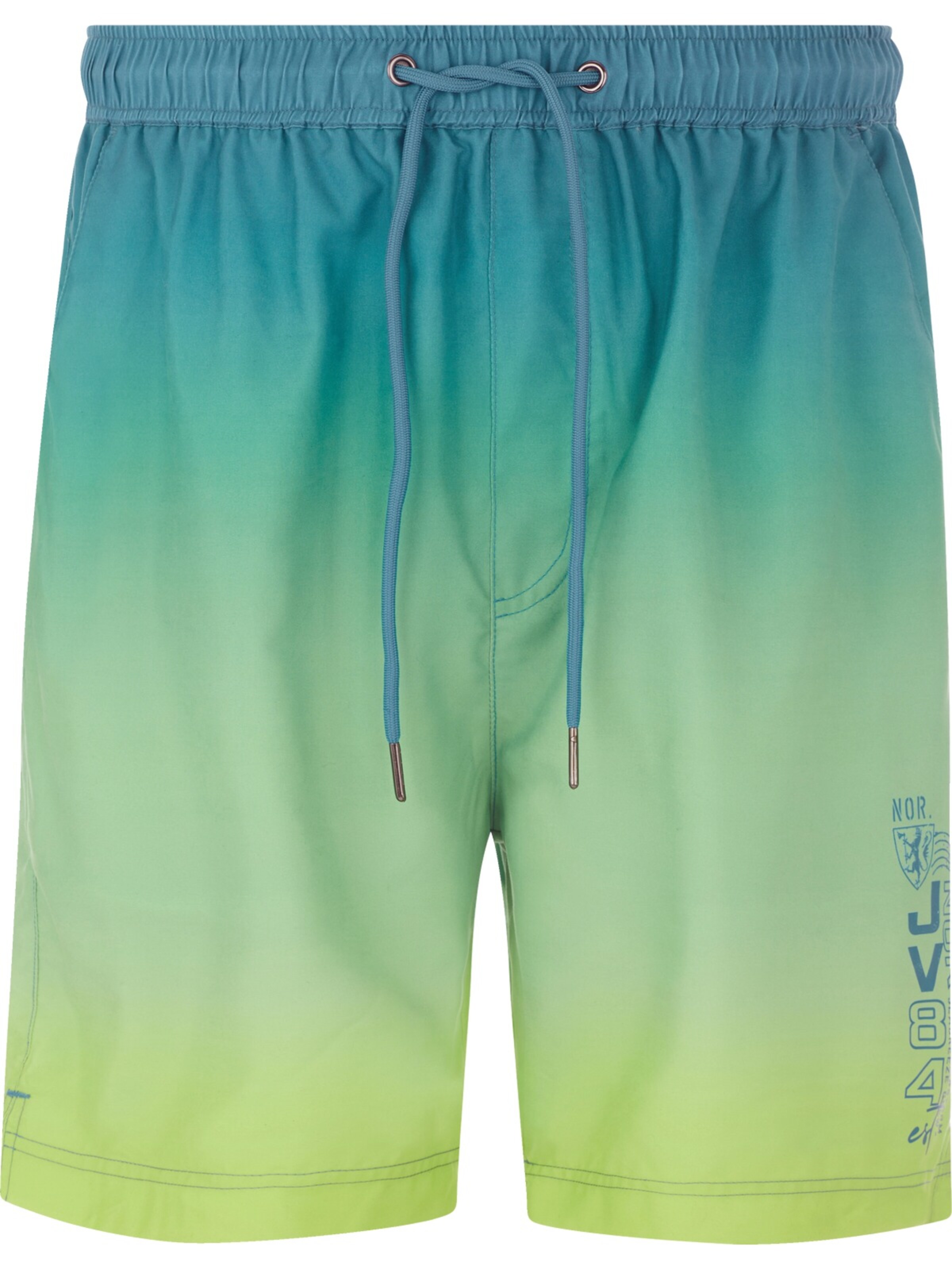 Jan Vanderstorm Badeshorts 'Werenfried' in Blau: Vorderseite