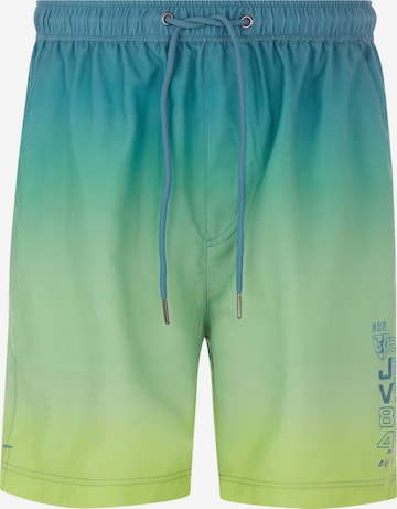 Jan Vanderstorm Zwemshorts 'Werenfried' in Blauw: voorkant