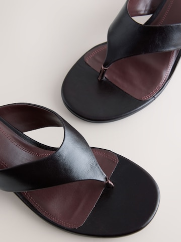 Next - Sandalias de dedo 'Forever Comfort' en negro