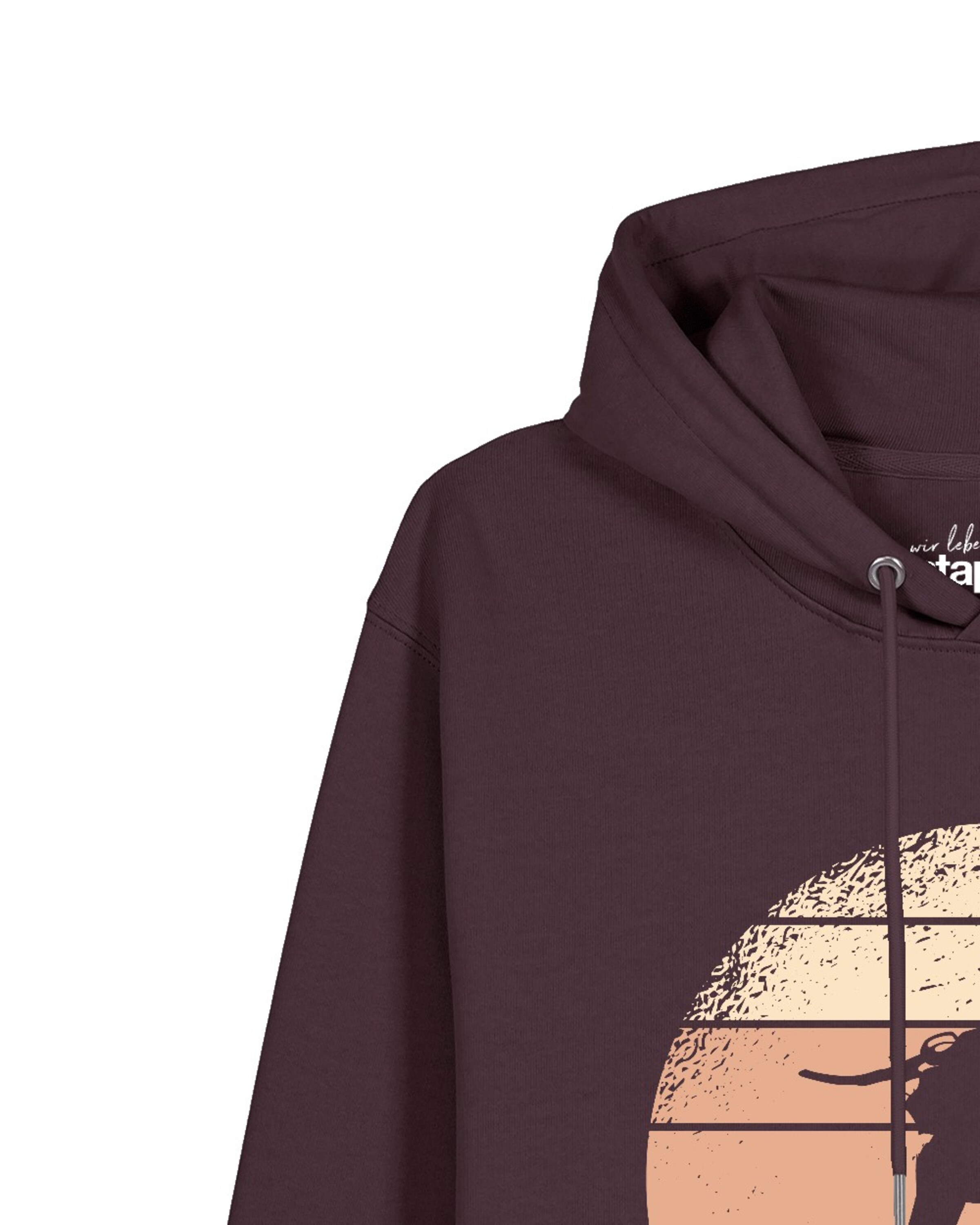 Felpa 'Mountain Climbing' di Watapparel in rosso